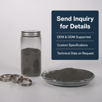 Poudre d'alliage à base de cobalt A33 gris foncé -100 mesh pour insert de siège de soupape de moteur, guide de soupape, résistant à l'usure, qualité de frittage