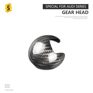 Shasha N-AD-062 in fibra di carbonio copri cambio <span class=keywords><strong>Audi</strong></span> <span class=keywords><strong>A3</strong></span> S3 Q2L accessori interni auto - Product Image 3