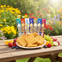 Groothandel Aziatische Snacks Hot Selling Gebakken Kant-en-klare Gepofte Voedselproducten Harde Knapperige Aardappelchips Exotische Chips 50g