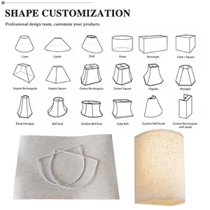 โคมไฟโปร่งใส PVC วัสดุผ้าลินินสไตล์วินเทจโคมไฟติดผนังที่กําหนดเองโคมไฟผ้าลินิน
