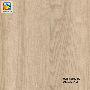 Umweltfreundliche Langlebige Holzmaserung Melaminpapier PVC-Vakuumlaminierfolien PVC-Membranfolie - Product Image 5