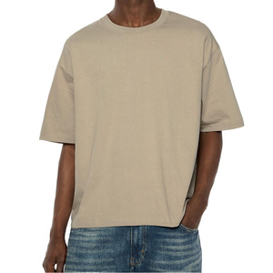 Camiseta de <span class=keywords><strong>Hombre</strong></span> Minimalista y Duradera, de Lujo, con Cuello Resistente a la Deformación, Bio-Pulida - Product Image 3