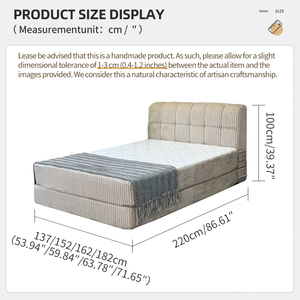 Child-friendly Modern King Queen Size Memory Foam Hybrid Boneless Couch <strong>Bed</strong> in a Box Vacuum Compressed Roll <strong>up</strong> <strong>Bed</strong> for Bedroom - Product Image 6
