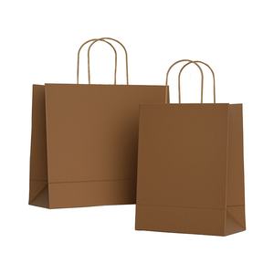 Bolsas de regalo plegables fáciles de materiales reciclados con diseño de logotipo personalizado Mango de cinta de estampado en caliente para regalo de promoción Compras de joyas - Product Image 3