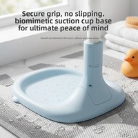 Support de bain réglable en plastique pour bébé et tout-petit, pour la salle de bain