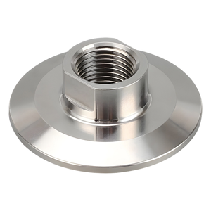 Adaptateur Tri-Clamp forgé poli en acier inoxydable 304 316 avec filetage femelle NPT, commande en gros OEM Aohoy Sanitary, garantie 3 ans - Product Image 1