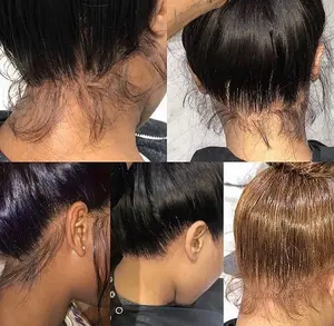 Cheap Raw Peruvian Human Hair Wig Glueless Full Hd Lace Wigs Bone Straight Lace Front Wigs For Black Women