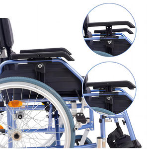 Silla de Ruedas Manual Ligera Estándar para Suministros Médicos para Personas Mayores, Venta al por Mayor de Fábrica - Product Image 2
