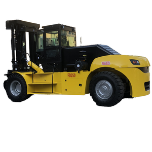 Ağır konteyner taşıma ekipmanları 30 35 Ton dizel forklift  kapalı kabin ısıtıcı klima yan Shifter CE