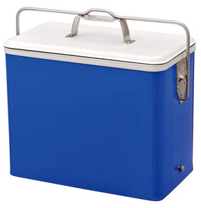 Customized Logo OEM 22L Metal Cooler Box Galvanized Inner Box