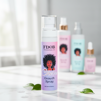Coffret de Soin Capillaire Chebe 100% Biologique pour la Croissance des Cheveux : Spray, Après-Shampooing et Shampooing pour Cuir Chevelu Sec