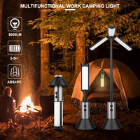 Shingel Multi-fonction Camping Lumière Portable Zoomable Camping Lampe de Poche Rétractable Camping Lanterne