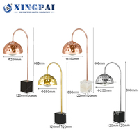 XINGPAI Dubai hôtel cinq étoiles lampe chauffe-aliments électrique éclairage alimentaire moderne lampe chauffante alimentaire unique pour la restauration