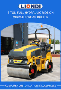 Compacteur routier hydraulique à double tambour 1/2/3T certifié CE pour la construction routière - Product Image 6