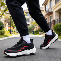 Chaussures de sport décontractées pour hommes, personnalisées OEM, en tissu mesh souple, résistantes à l'usure, antidérapantes, style marche