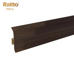 P70-C, RAITTO 70mm 플라스틱 주각 PVC 스커트 보드 단단한 PVC 트렁킹 스커트