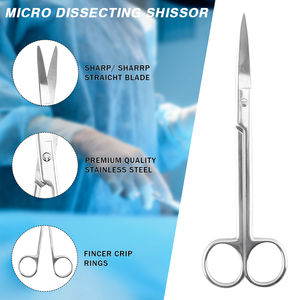 Tất cả các thép microdiscection kéo cao đánh bóng kết thúc cuối cùng độ chính xác kéo phẫu thuật - Product Image 3