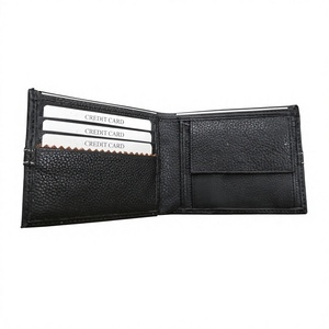 Cartera/Billetera de Cuero Genuino para Hombre, Personalizada, de Primera Calidad, con Diseño de Estrella, Impermeable, con Bordado de Letras de 6 Pulgadas, a la Moda, BS - Product Image 5