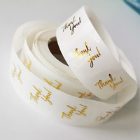 Etiquetas de Embalaje de Vinilo de Alta Adhesión con Impresión Personalizada, Resistentes al Agua y a los Rayos UV, Etiquetas Adhesivas en Rollo con Acabado Dorado Brillante y Holográfico