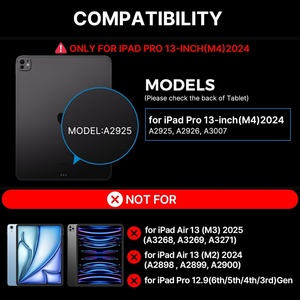 Ma thuật bàn phím trường hợp đối với <span class=keywords><strong>iPad</strong></span> Pro 13-inch (M4) 2024 11 inch Backlit màu sắc chủ bút cảm ứng đa Trackpad từ đứng laudtec - Product Image 2