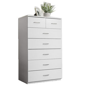 Cassettiera moderna in legno viola dipinto rustico in stile nordico fiammingo rovere rosso - Product Image 1