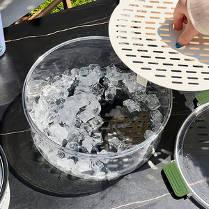 Plateau de <span class=keywords><strong>boucherie</strong></span> moderne le plus vendu, multifonctionnel, facile à nettoyer, transparent, pour organiser les coupes de viande différentes dans la cuisine domestique - Product Image 4