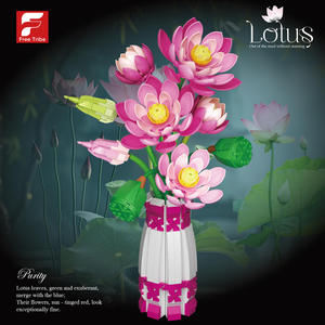 11001-47 Sunflower Preserved Flower Ages 14+ Handmade Assembly Plastic Building <b>Block</b> Toy Model Ornament Unisex - Product Image 3