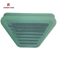 Delimitadores de Carretera Reflectantes de Doble Cara, Trapezoidales, Fluorescentes/Luminosos en la Oscuridad, de Plástico Galvanizado
