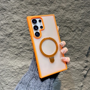 เคสโทรศัพท์แบบแม่เหล็กพร้อมที่ชาร์จไร้สาย ป้องกันเลนส์กล้อง สำหรับ Samsung Galaxy S25 Plus S24 Ultra S23 FE S22 - Product Image 4