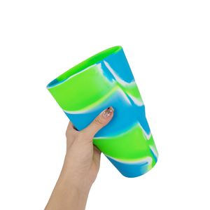 Vaso de Silicona de Grado Alimenticio de 950 ml, Libre de BPA, con Tapa y Pajita, Irrompible, Colorido, con Bolsa Refrigerante para Agua y Café, Venta Caliente 2025 - Product Image 3