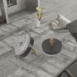 Coussinets de meubles <span class=keywords><strong>en</strong></span> <span class=keywords><strong>feutre</strong></span> de 24MM avec curseurs à vis Pieds de <span class=keywords><strong>chaise</strong></span> Planeurs de sol <span class=keywords><strong>pour</strong></span> bois dur Protéger les patins à ongles <span class=keywords><strong>pour</strong></span> chaises Tables - Product Image 2