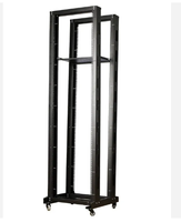 Baie de serveur mobile 47U 550*2200*600MM 19 pouces à deux colonnes et double rail, en acier laminé à froid SPCC, profondeur 600 mm