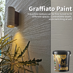 Pintura Gamazine Premium Blue Kingfisher, Revestimiento de Pared con Textura de Piedra, Acabado Decorativo para Interiores y Exteriores, para Cafeterías - Product Image 2