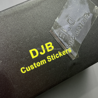 Autocollants de transfert UV personnalisés avec logo, adhésifs en vinyle métallique argenté pour l'image de marque des entreprises, qualité supérieure