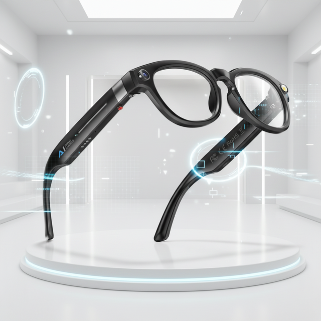 AI Smart Glasses 800w HD Camera Video Sports Anti-shake Color-changing Lenses Real-time Translation for Touch Button