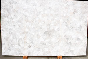 หินธรรมชาติกึ่งมีค่าโปร่งแสงสีขาวหินอาเกตแผ่นหินอาเกต - Product Image 5