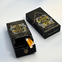 Boîte de luxe en carton pour flacon compte-gouttes de sérum, emballage vierge pour flacon en verre, emballage de cigarettes