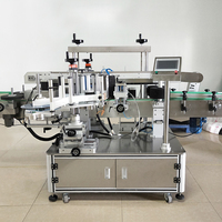 Étiqueteuse automatique multifonctionnelle haute performance à double face pour bouteilles rondes / plates