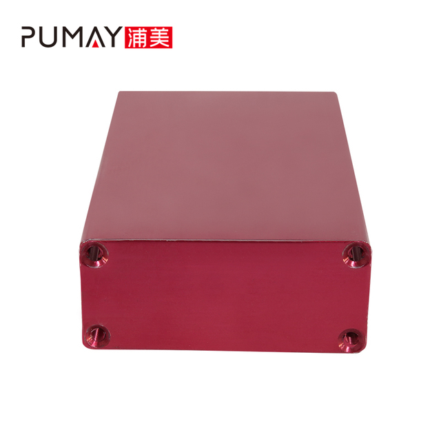 57*28mm Aluminum Alloy 6063+5052 Case for Lithium Battery Portable Electronics | CNC Customized Housing | Sandblast Surface | CE