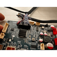 Carte contrôleur d'affichage LCD avec protocole RS232 prenant en charge le contrôle du capteur externe (via I2C ou ADC)