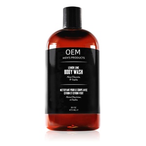 Gel de Ducha para <span class=keywords><strong>Hombre</strong></span> con Aroma a Limón y Lima |   Infusionado con Aloe, Glicerina y Jojoba, <span class=keywords><strong>16</strong></span> OZ / 473mL - Product Image 1