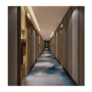 5-sterren Luxe Hotel Kamerbreed Tapijt Op Maat Gemaakt Abstract Geprint Patroon Getuft Antislip Machine Gemaakt Voor Hotelkamer Gang - Product Image 5