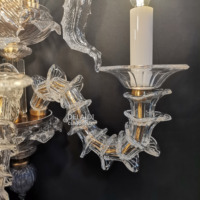 Appliques murales en verre de Murano, design d'intérieur, lampe murale en verre, lustre de luxe pour villa, éclairage décoratif pour la maison