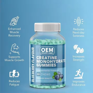 Creatine gummies อาหารเสริมเพื่อสุขภาพสนับสนุนกล้ามเนื้อและความแข็งแรงลูกกวาด - Product Image 3