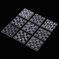 Lentille LED optique PC SMD 3030 50x50mm pour éclairage public LED