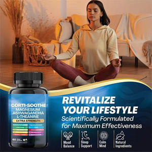 Corti-Soothe integratore cortisolo tutto in un magnesio glicinato Ashwagandha L-teanina <span class=keywords><strong>capsule</strong></span> - Product Image 2