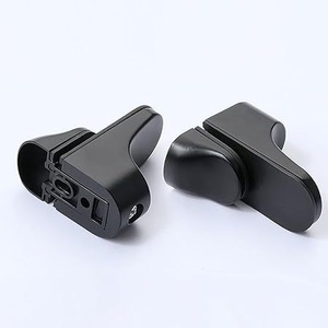 Zinc Alloy Glass Clamp Black <b>Screen</b> F-Clamp Large Fixed Bracket Fish Mouth Clamp <b>Partition</b> Board Office Desk Modern Design - Product Image 3