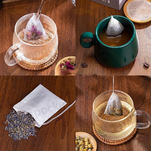 Filtre à café gouttes d'eau biodégradables, 4 sachets de thé vides en <span class=keywords><strong>papier</strong></span> filtre - Product Image 5