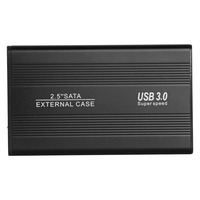 Boîtier externe pour disque dur 3 To USB 3.0 5 Gbps en alliage d'aluminium 2,5 pouces SATA HDD SSD pour ordinateur portable et accessoires PC
