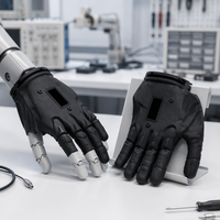 Gant de main robotique en silicone de qualité alimentaire, couvre-main bionique, paire gauche et droite, logo personnalisé, sans MOQ, DDP, OEM, ODM
